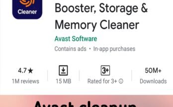 Avast cleanup booster apk,